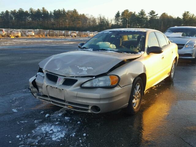 1G2NF52F93C192321 - 2003 PONTIAC GRAND AM S BEIGE photo 2