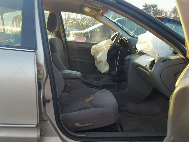 1G2NF52F93C192321 - 2003 PONTIAC GRAND AM S BEIGE photo 5