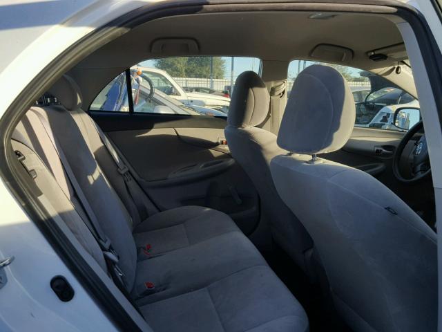 JTDBU4EE7B9163896 - 2011 TOYOTA COROLLA BA WHITE photo 6