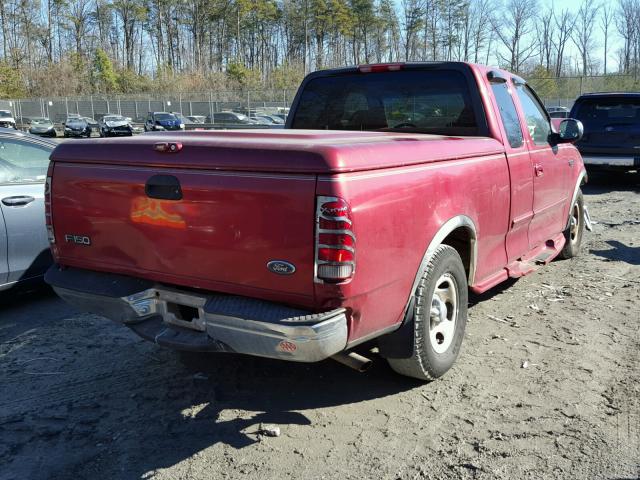 1FTZX1722XNB94141 - 1999 FORD F150 RED photo 4