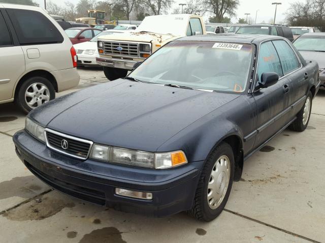 JH4CC2656NC000740 - 1992 ACURA VIGOR GS BLUE photo 2