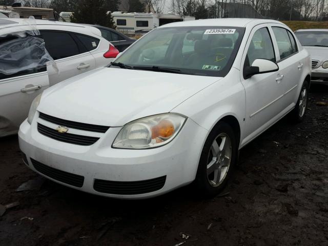 1G1AL55F967624247 - 2006 CHEVROLET COBALT LT WHITE photo 2