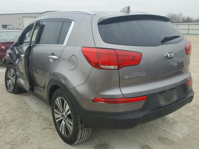 KNDPC3AC9E7633868 - 2014 KIA SPORTAGE E SILVER photo 3