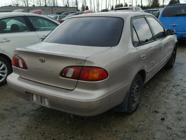 2T1BR12E2YC811250 - 2000 TOYOTA COROLLA VE BEIGE photo 4