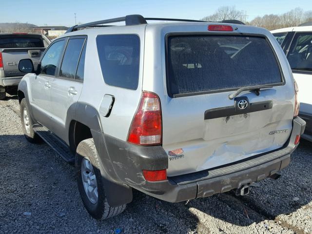 JTEZT14RX30009222 - 2003 TOYOTA 4RUNNER SR SILVER photo 3