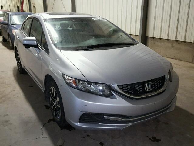 2HGFB2F52EH031368 - 2014 HONDA CIVIC LX SILVER photo 1