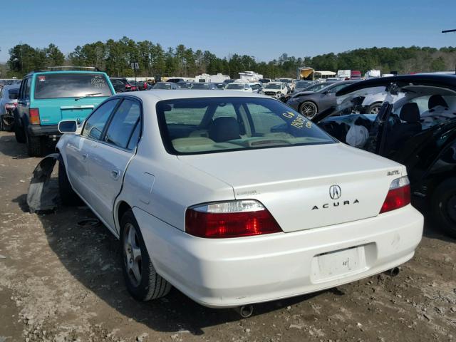 19UUA56663A055804 - 2003 ACURA 3.2TL WHITE photo 3