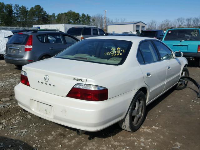 19UUA56663A055804 - 2003 ACURA 3.2TL WHITE photo 4