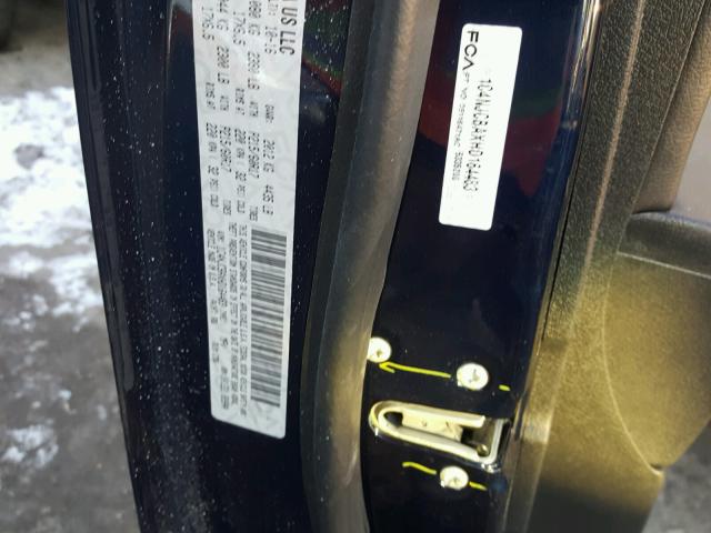 1C4NJCBAXHD164483 - 2017 JEEP COMPASS SP BLUE photo 10