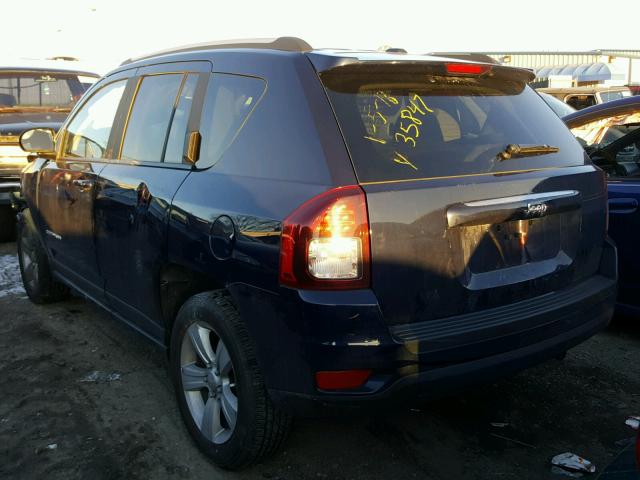 1C4NJCBAXHD164483 - 2017 JEEP COMPASS SP BLUE photo 3