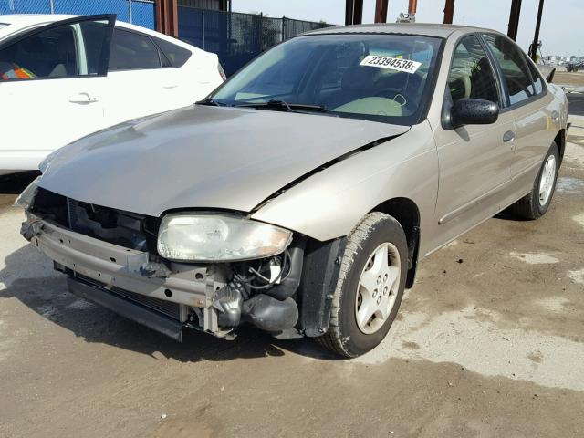 1G1JC52F157207594 - 2005 CHEVROLET CAVALIER BEIGE photo 2