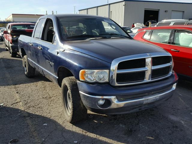 1D7HA18N94S585313 - 2004 DODGE RAM 1500 S BLUE photo 1