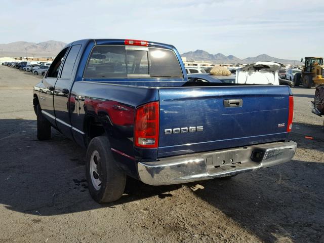 1D7HA18N94S585313 - 2004 DODGE RAM 1500 S BLUE photo 3