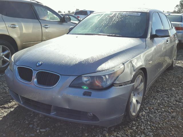 WBANA73535CR59687 - 2005 BMW 530 I SILVER photo 2