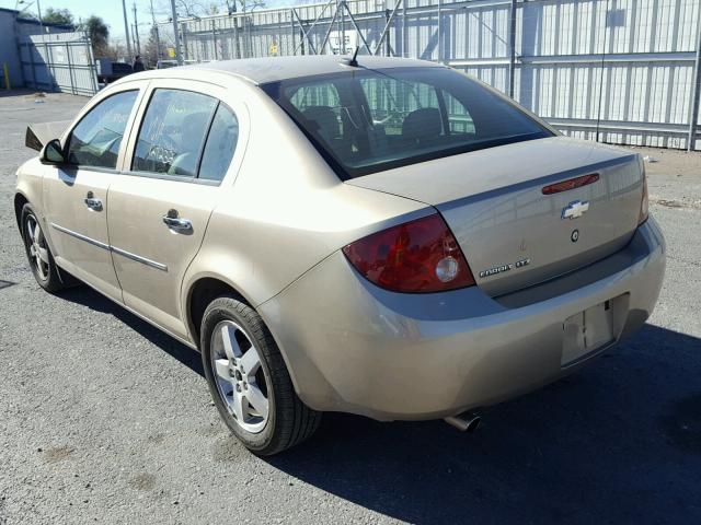 1G1AZ58FX77197964 - 2007 CHEVROLET COBALT LTZ GOLD photo 3