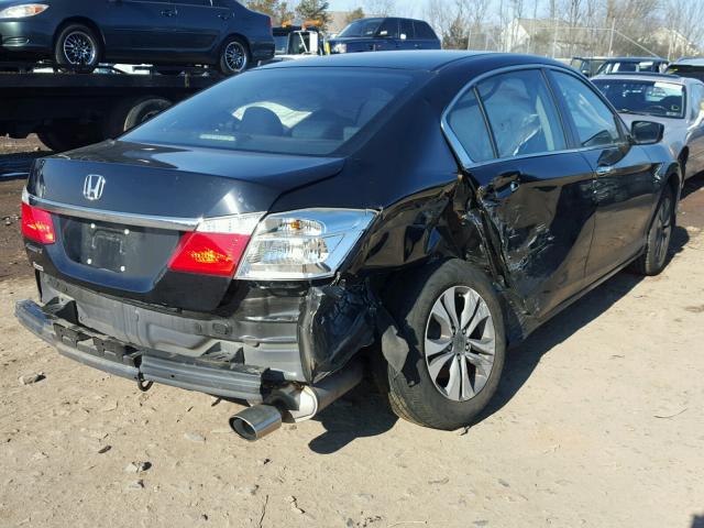 1HGCR2F35FA005408 - 2015 HONDA ACCORD LX BLACK photo 4