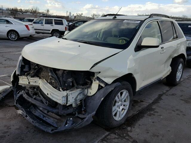 2FMDK48C57BA63052 - 2007 FORD EDGE CREAM photo 2