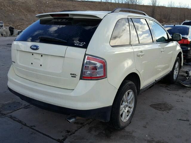 2FMDK48C57BA63052 - 2007 FORD EDGE CREAM photo 4