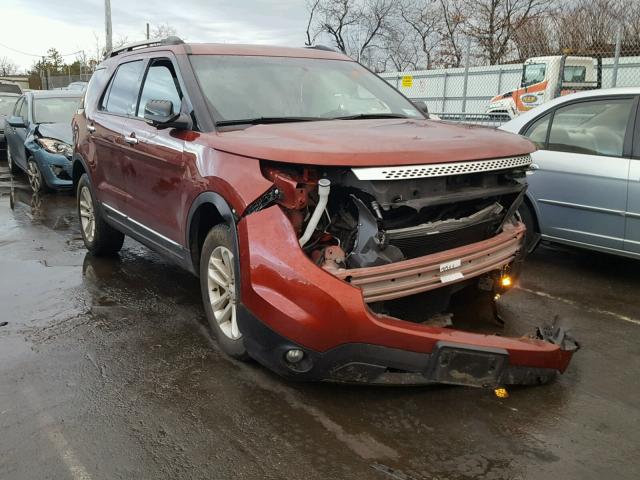 1FM5K8D89EGB47619 - 2014 FORD EXPLORER X MAROON photo 1