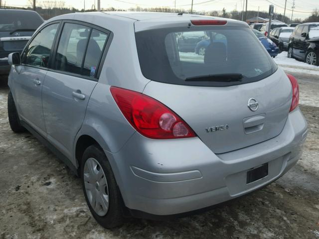 3N1BC1CP5CK291562 - 2012 NISSAN VERSA S SILVER photo 3