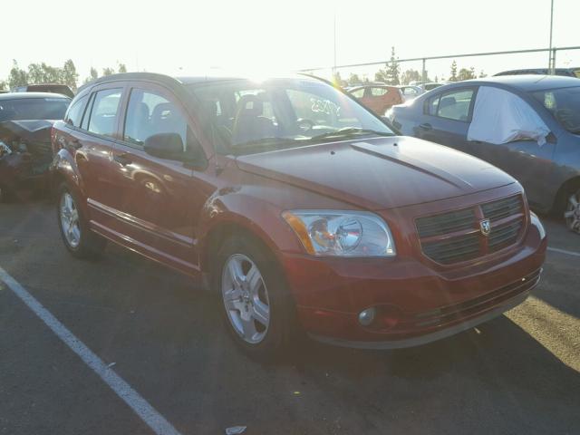 1B3HB48B58D776110 - 2008 DODGE CALIBER SX RED photo 1