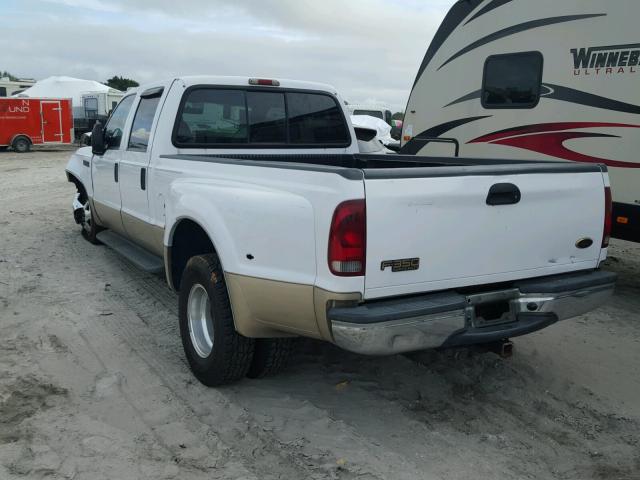 1FTWW32F71EB36576 - 2001 FORD F350 SUPER WHITE photo 3