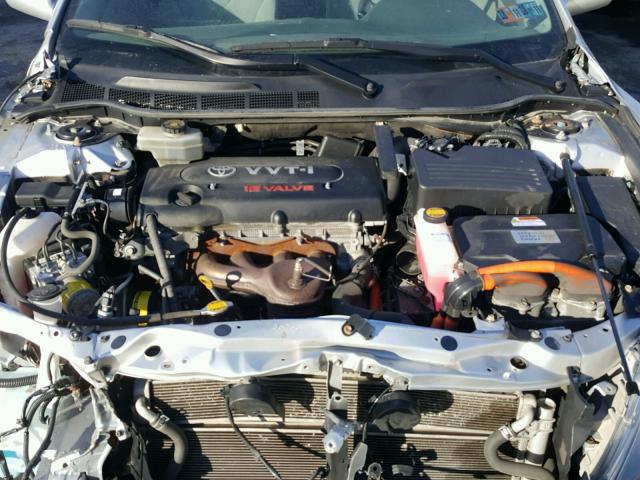 4T1BB3EK0AU121034 - 2010 TOYOTA CAMRY HYBR SILVER photo 7