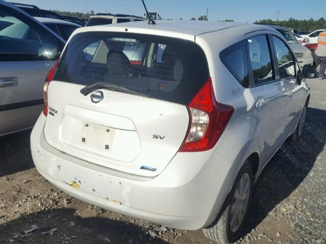 3N1CE2CPXEL383218 - 2014 NISSAN VERSA NOTE WHITE photo 4