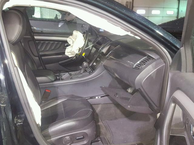 1FAHP2E87EG133111 - 2014 FORD TAURUS SEL BLACK photo 5