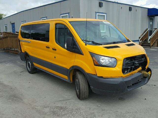 1FMZK1YM8HKA40269 - 2017 FORD TRANSIT T- YELLOW photo 1