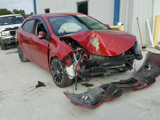 2T1BURHE1EC157356 - 2014 TOYOTA COROLLA L RED photo 1