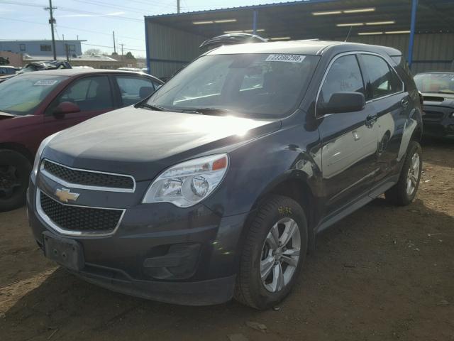 2GNFLCEK4D6433628 - 2013 CHEVROLET EQUINOX LS BLACK photo 2