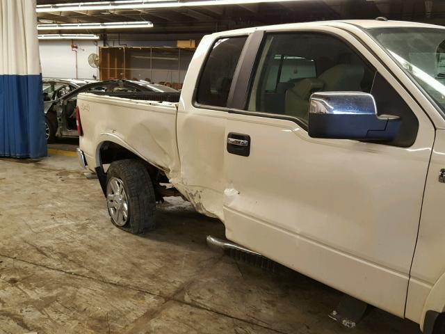 1FTPX14VX7FA30068 - 2007 FORD F150 WHITE photo 9