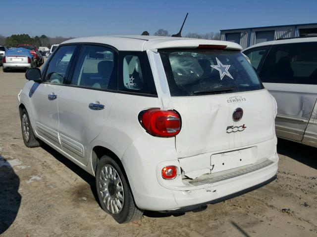 ZFBCFAAH6EZ013010 - 2014 FIAT 500L POP WHITE photo 3