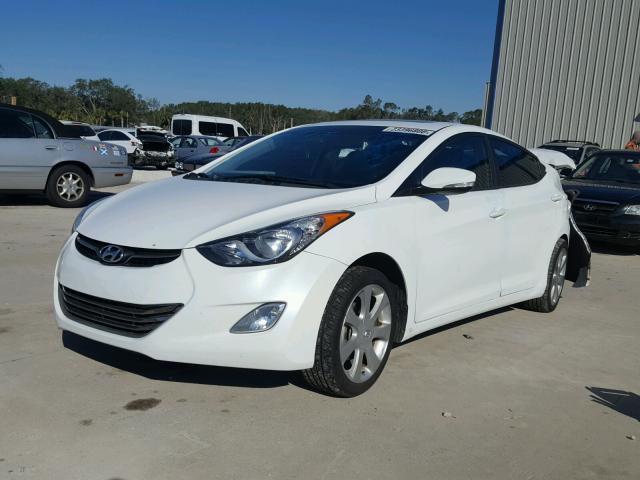 5NPDH4AE2DH423571 - 2013 HYUNDAI ELANTRA GL SILVER photo 2