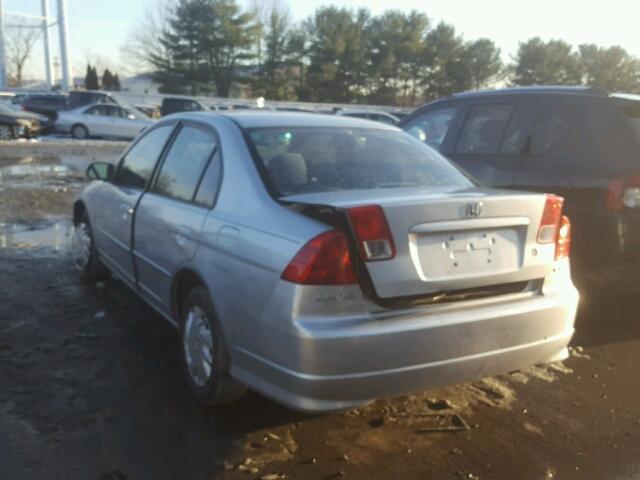 2HGES26744H568965 - 2004 HONDA CIVIC EX GRAY photo 3