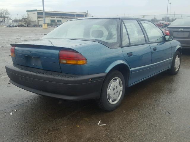 1G8ZH5284SZ329910 - 1995 SATURN SL1 TURQUOISE photo 4