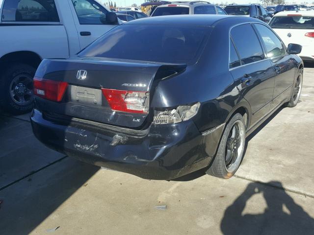 JHMCM56425C002295 - 2005 HONDA ACCORD LX BLACK photo 4