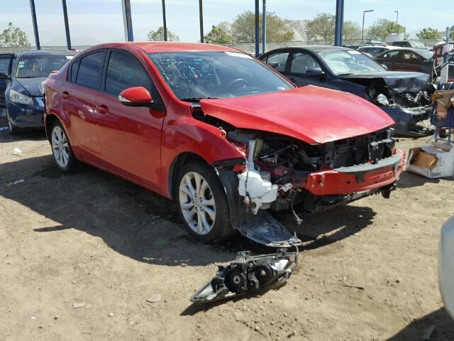 JM1BL1S67A1165918 - 2010 MAZDA 3 S RED photo 1