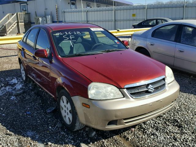 KL5JD56Z68K845999 - 2008 SUZUKI FORENZA BA RED photo 1