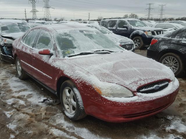 1FAFP55U3YG238707 - 2000 FORD TAURUS SES RED photo 1