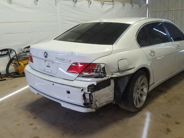 WBAHN83556DT33786 - 2006 BMW 750 LI WHITE photo 9