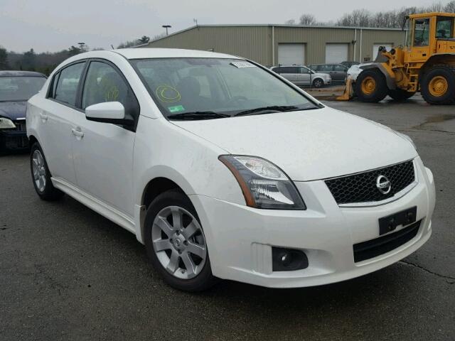 3N1AB6AP0BL649075 - 2011 NISSAN SENTRA 2.0 WHITE photo 1