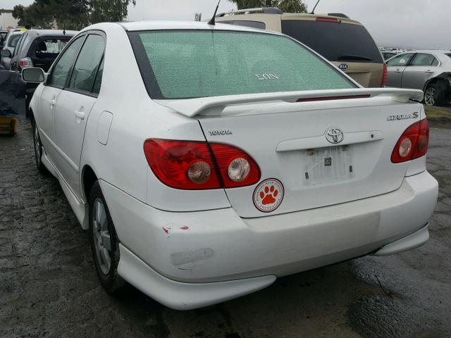 1NXBR32E17Z862229 - 2007 TOYOTA COROLLA CE WHITE photo 3