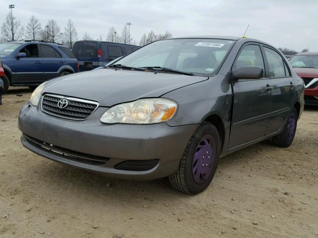 1NXBR32E76Z644875 - 2006 TOYOTA COROLLA CE GRAY photo 2