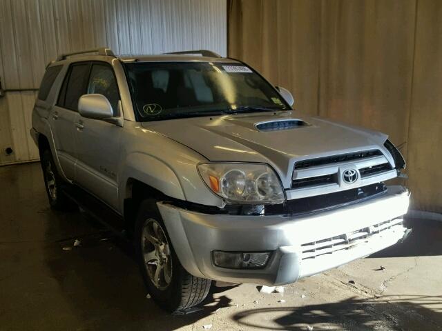 JTEBU14R830015907 - 2003 TOYOTA 4RUNNER SR SILVER photo 1