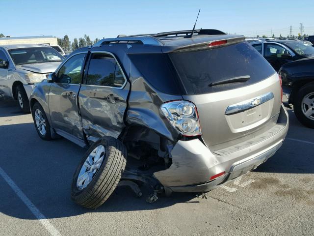 2GNALFEK5C6273544 - 2012 CHEVROLET EQUINOX LT GRAY photo 3