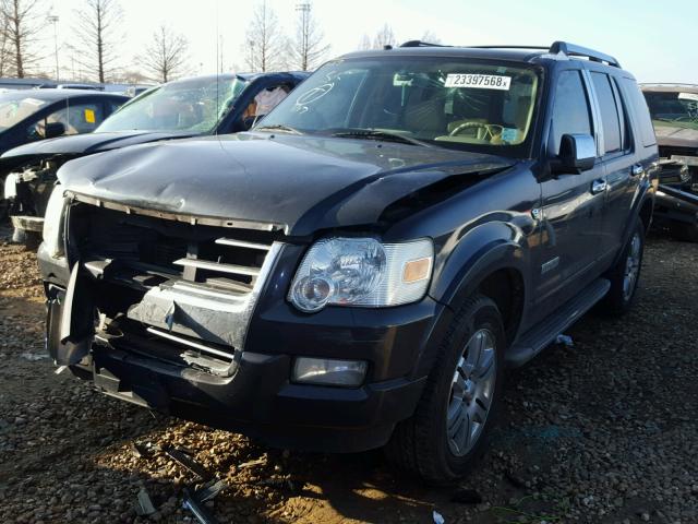 1FMEU75837UA62461 - 2007 FORD EXPLORER L CHARCOAL photo 2