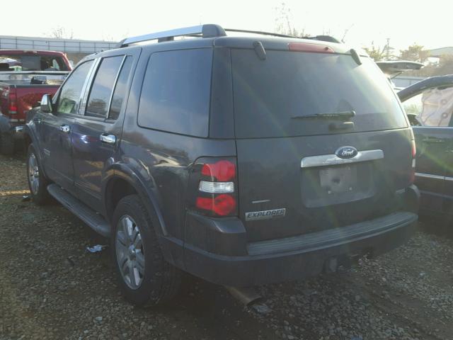 1FMEU75837UA62461 - 2007 FORD EXPLORER L CHARCOAL photo 3
