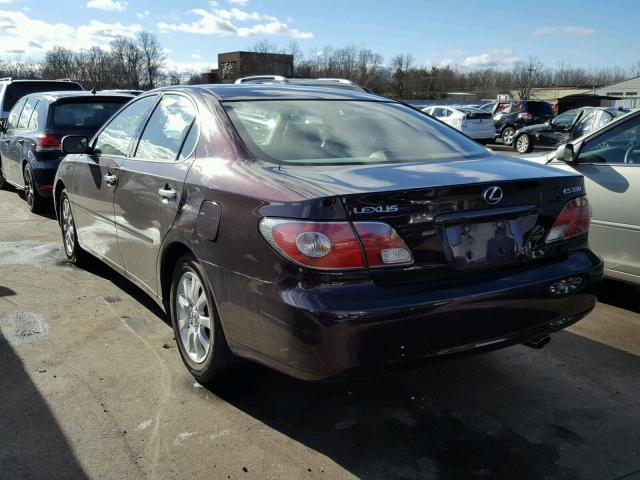 JTHBA30G340016752 - 2004 LEXUS ES 330 BROWN photo 3